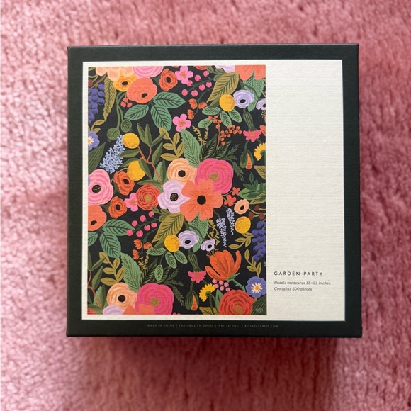Rifle Paper Co. Garden Party 500 piece  Puzzle - Picture 5 of 5